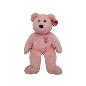 Ty Beanie Buddy Mum Pink Bear 13" Plush NEW with Tags Mother’s Day Gift Toy